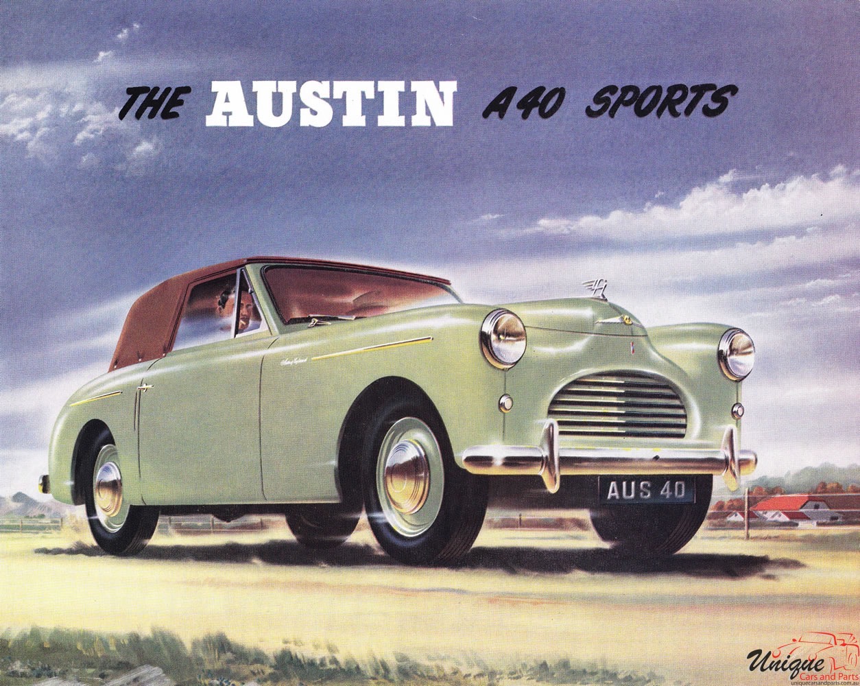 1951 Austin A40 Sports Brochure